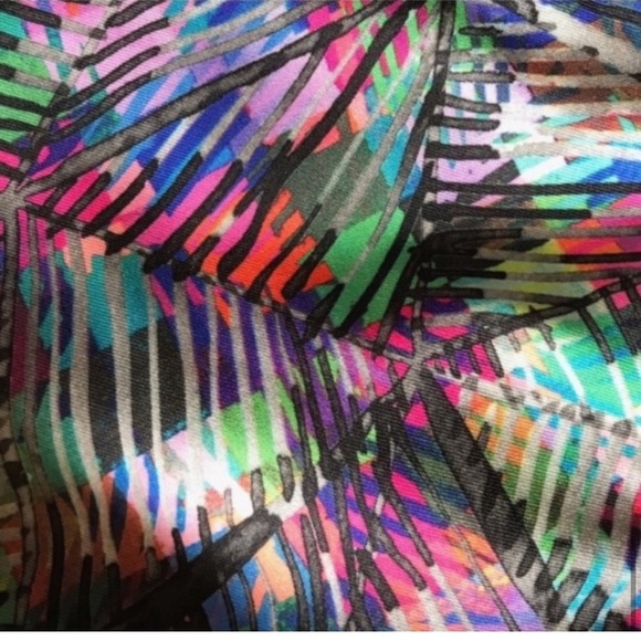 MOSSIMO leggings petite small abstract lines colorful - Picture 2 of 9